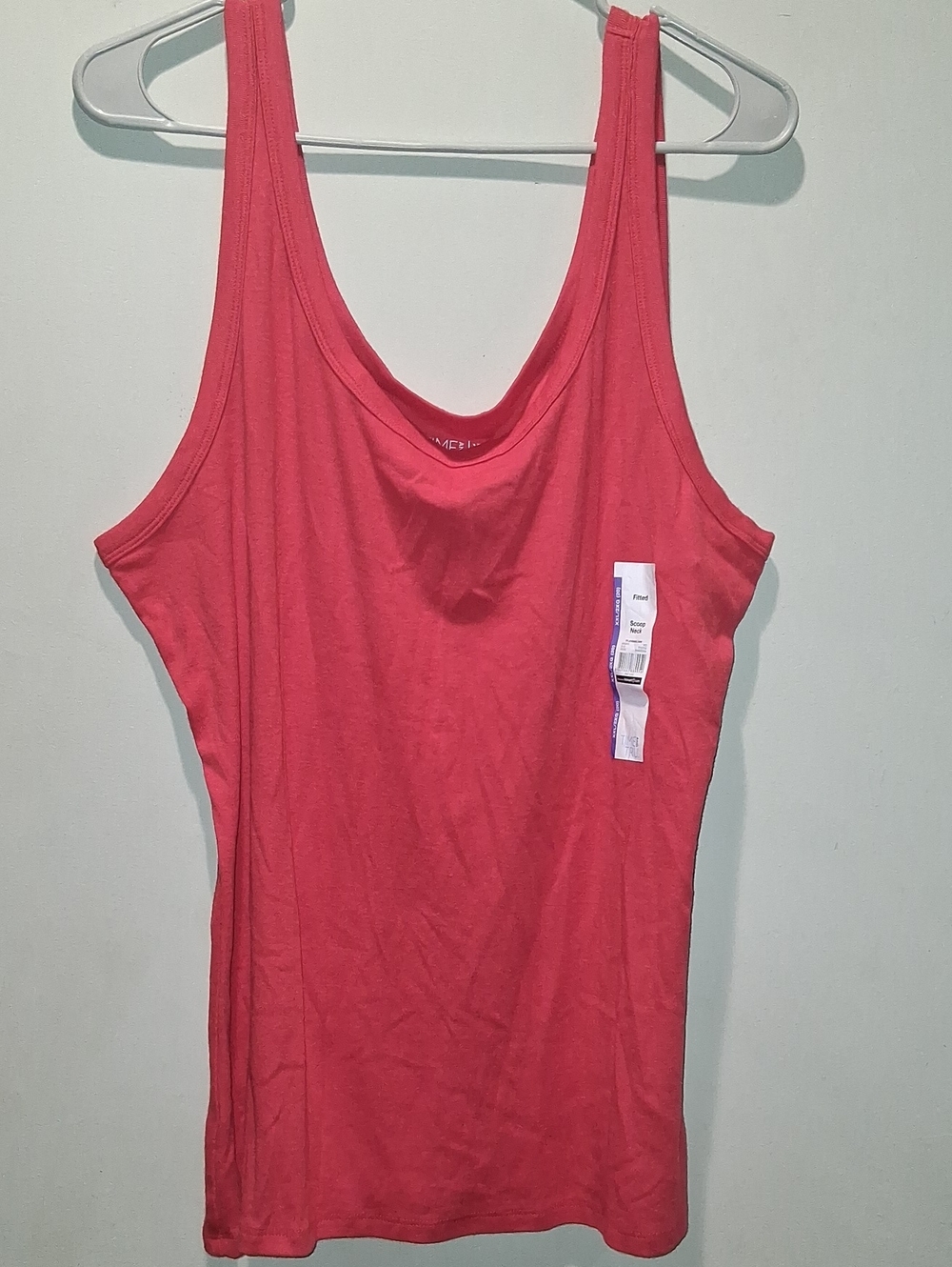 Women’s Sleeveless Scoop Tank Top - Red